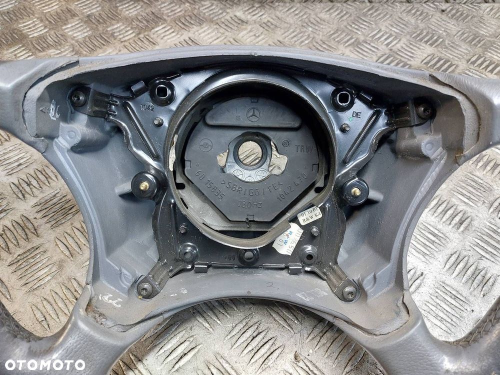KIEROWNICA DREWNO MULTIFUNKCJA + PODUSZKA MERCEDES-BENZ W220 S320 22046009 - 9