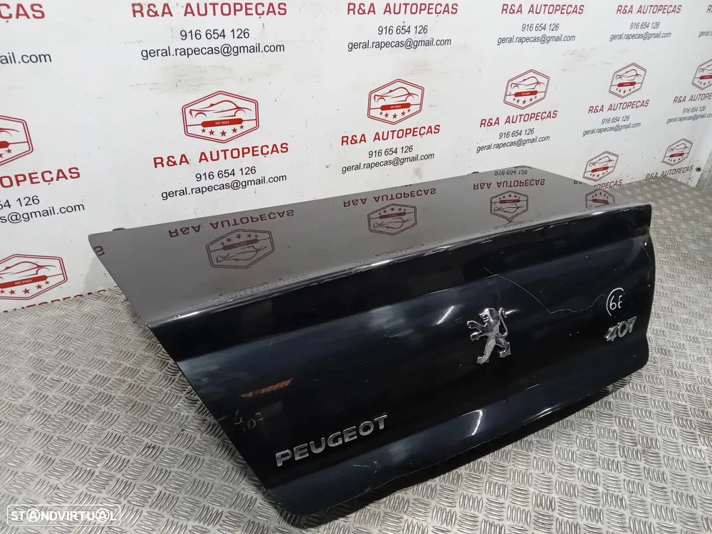 Tampa Porta de Mala Peugeot 407 Carro Original - 3