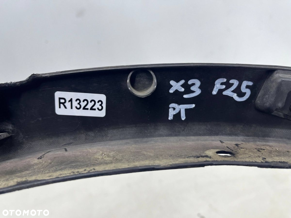 Listwa BMW X3 F25 10-17r. prawy tylny rant nadkola błotnika nakładka 7210084 - 16
