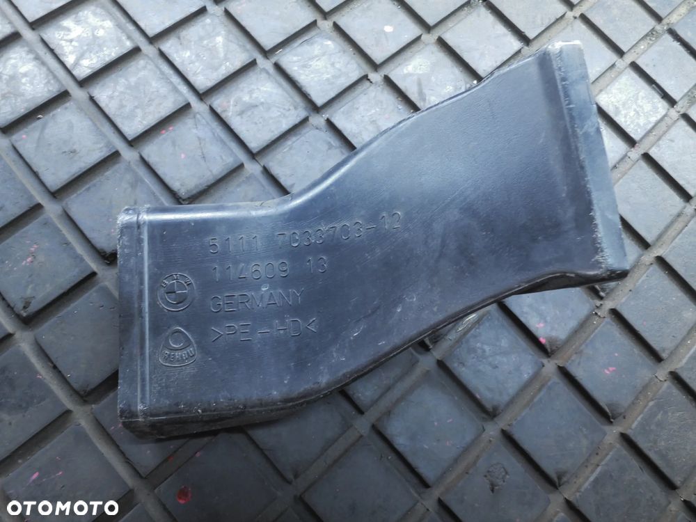 TUNEL WLOT POWIETRZA TARCZY LEWY BMW E60 E61 OE 7033703 - 1