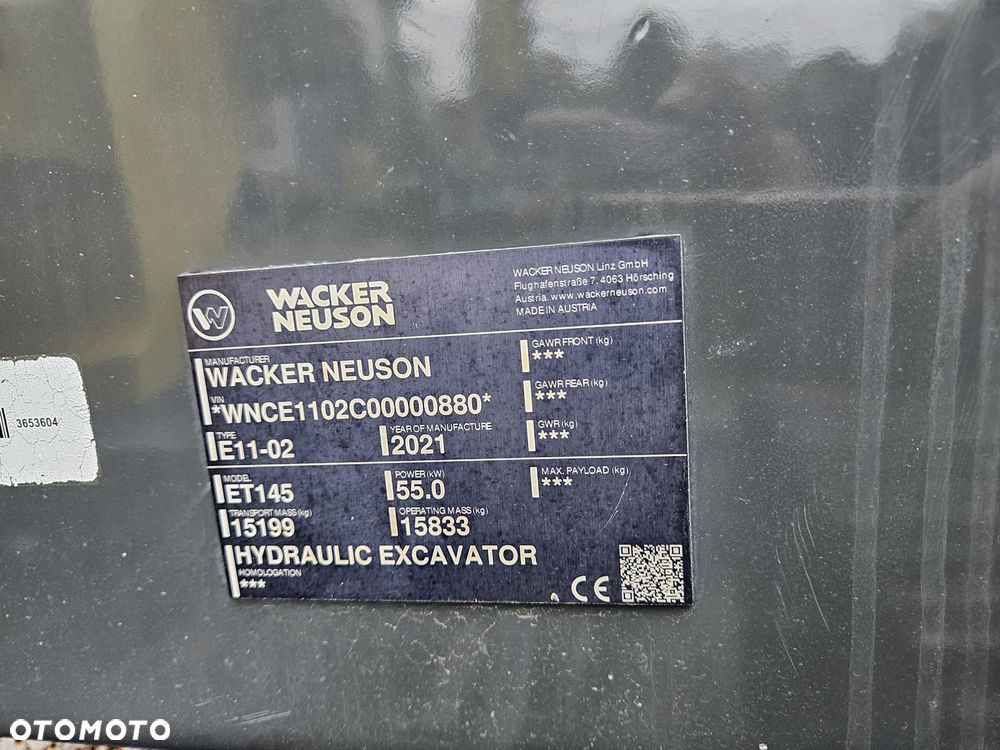 Wacker Neuson ET 145 2021 1335 MTG ET145 CAT Wacker Neuson - 30