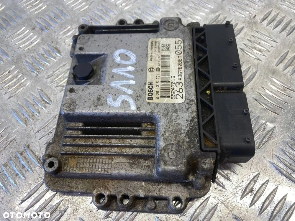 STEROWNIK MODUŁ KOMPUTER SILNIKA OPEL COMBO D 1.6 CDTI 55247016 0281018721 - 5