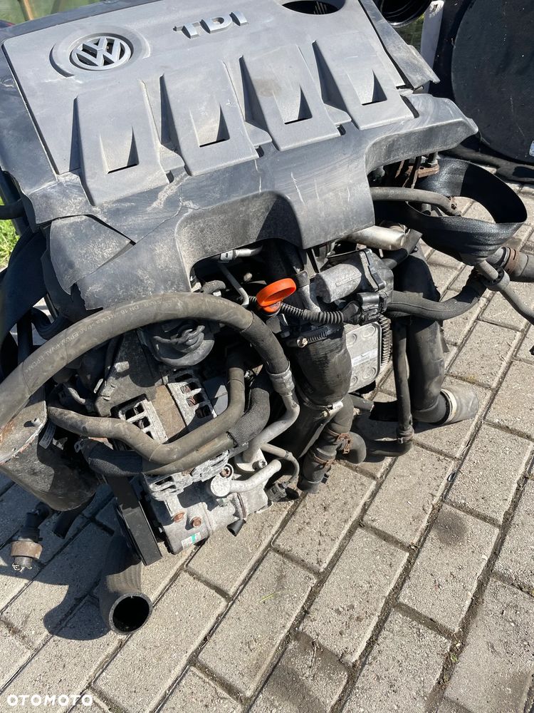 SILNIK KOMPLETNY CFF 2,0 TDI 140km VW SHARAN II TIGUAN TOURAN 7N Z NIEMCA - 3