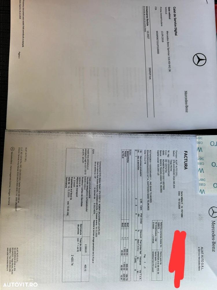 Mercedes-Benz Sprinter 316 CDI (BlueTec) 906.233 BlueEFFICIENCY - 6