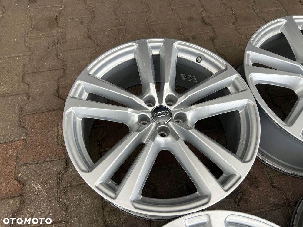 KOMPLET FELG FELGI ALU AUDI Q7 4M0 20 5X112 ET28 ORYGINALNE TPMS CZUJNIKI - 7