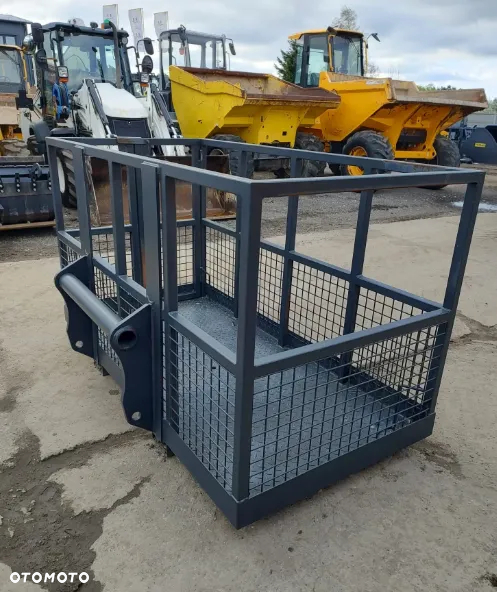 Kosz narzędziowy wysokościowy roboczy ładowarki Manitou Case CAT JCB Atlas Volvo Terex PRODUCENT - 3