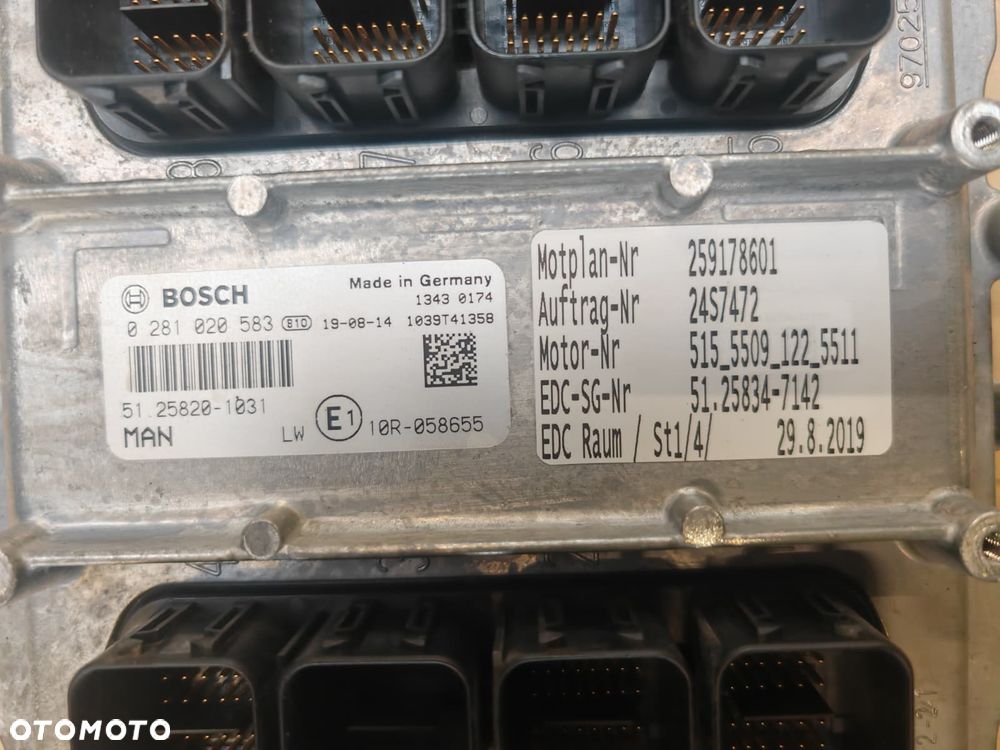 STEROWNIK ECU SILNIKA EDC D2676 MAN TG3 TGX 0 281 020 583 51258201031 - 3