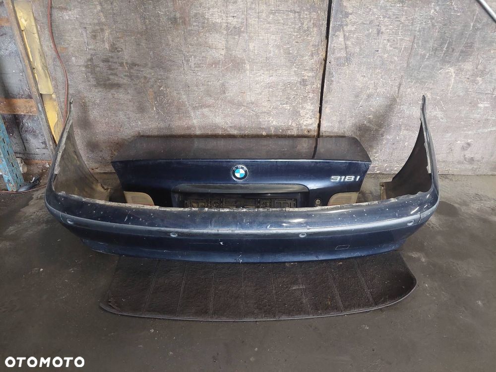 KLAPA BAGAŻNIKA + ZDERZAK TYŁ BMW E46 LIFT SEDAN 317/5 ORIENTBLAU METALLIC - 1