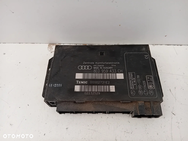 MODUŁ KOMFORTU AUDI A4 B6 8E0959433CH