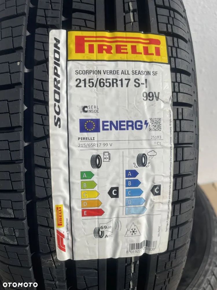 OPONY CAŁOROCZNE 215/65/17 215/65R17 99V PIRELLI SCORPION ALL SEASON SF - 4