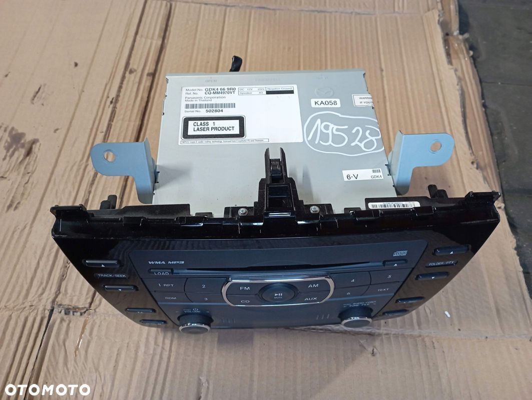 MAZDA 6 II 2 GH RADIO CD RADIOODTWARZACZ GDK4669R0 - 1