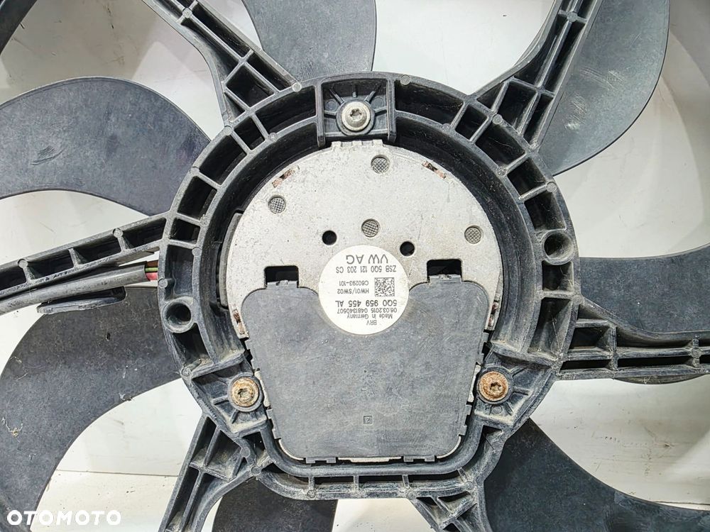 WENTYLATOR + OBUDOWA AUDI A3 VOLKSWAGEN SEAT SKODA 5Q0959455AL 5Q0121205AL - 4