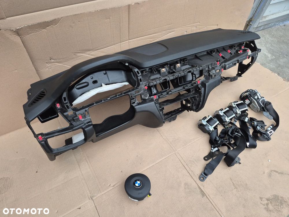 BMW X5 F15 M-PAKIET PODUSZKI KONSOLA PASY AIRBAG KOMPLET ORYGINALNE - 2