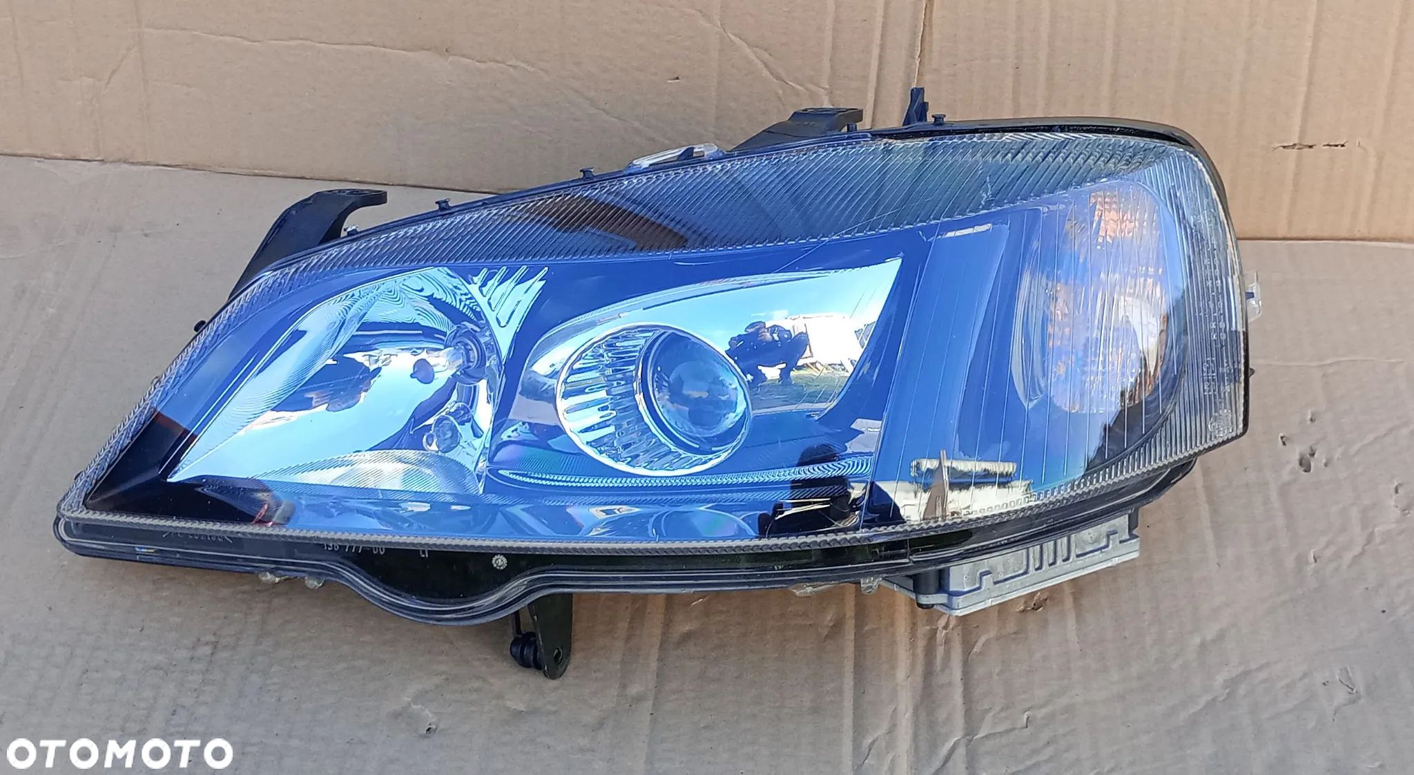 Xenon lewy Lampa Lewa Czarna Opel Astra G II Bertone 1998- KPL EUROPA - 1