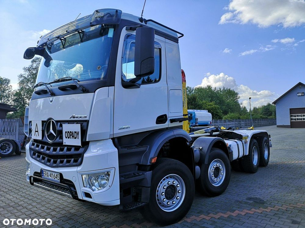 Mercedes-Benz Arocs 3251 Hakowiec 8x4 Palfinger Manual Euro 6 Niski Przebieg! - 4
