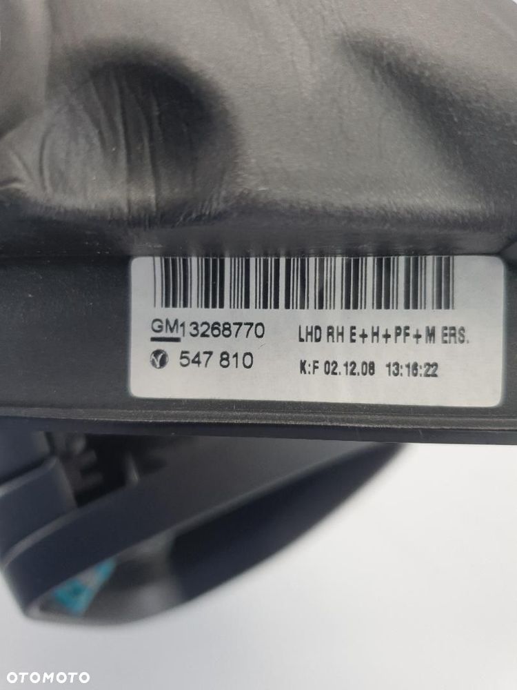 NOWY ORYGINAŁ LUSTERKO PRAWE 11 PIN OPEL INSIGNIA A 13268770 - 2