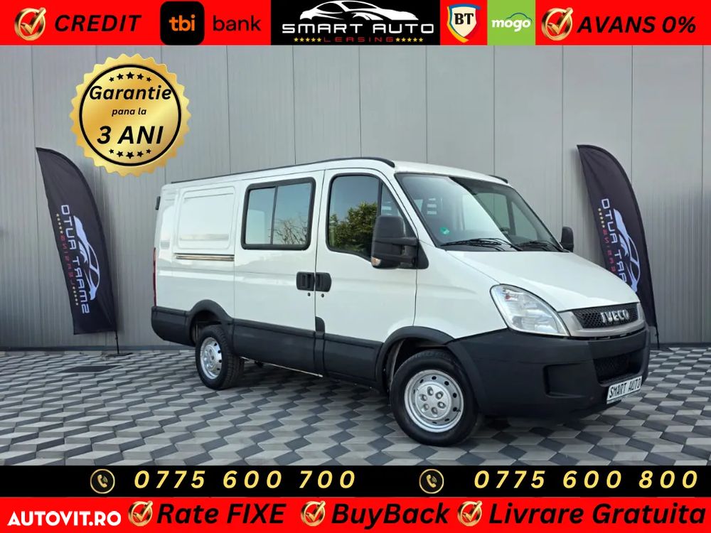 Iveco Daily 2.3D EURO5*//7Locuri //Cabina Dubla//Clima//Rate FIXE//Avans ZERO - 1