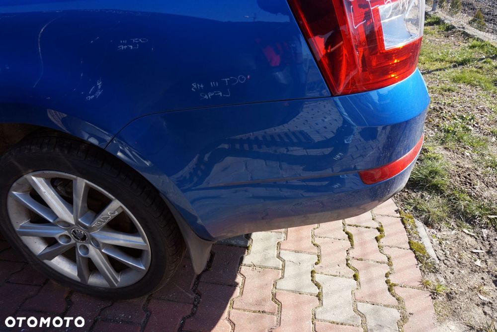 ZDERZAK TYLNY PDC OCTAVIA III 5E5 KOMBI LF5W  NIEBIESKI SKODA 2012-2016 - 4