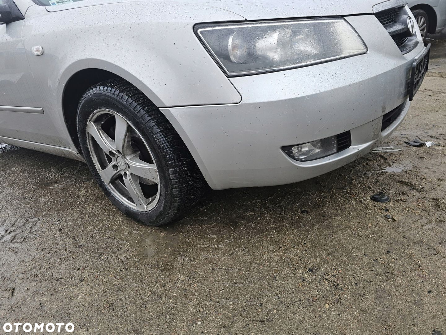 zderzak przedni hyundai sonata V nf 05r lakier S7 - 2