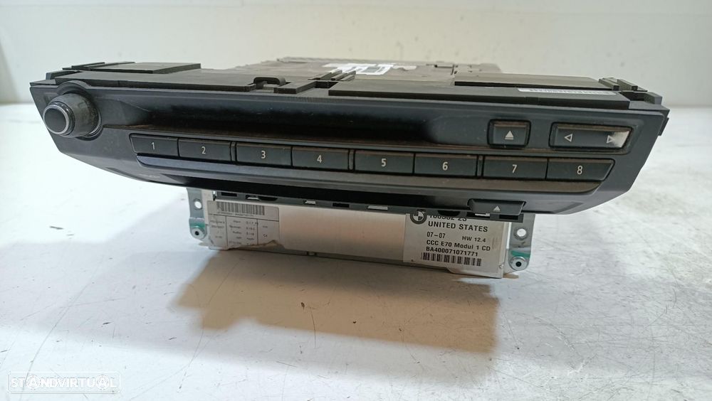 SISTEMA DE ÁUDIO RÁDIO CD BMW SERIE X5 E70 - 1