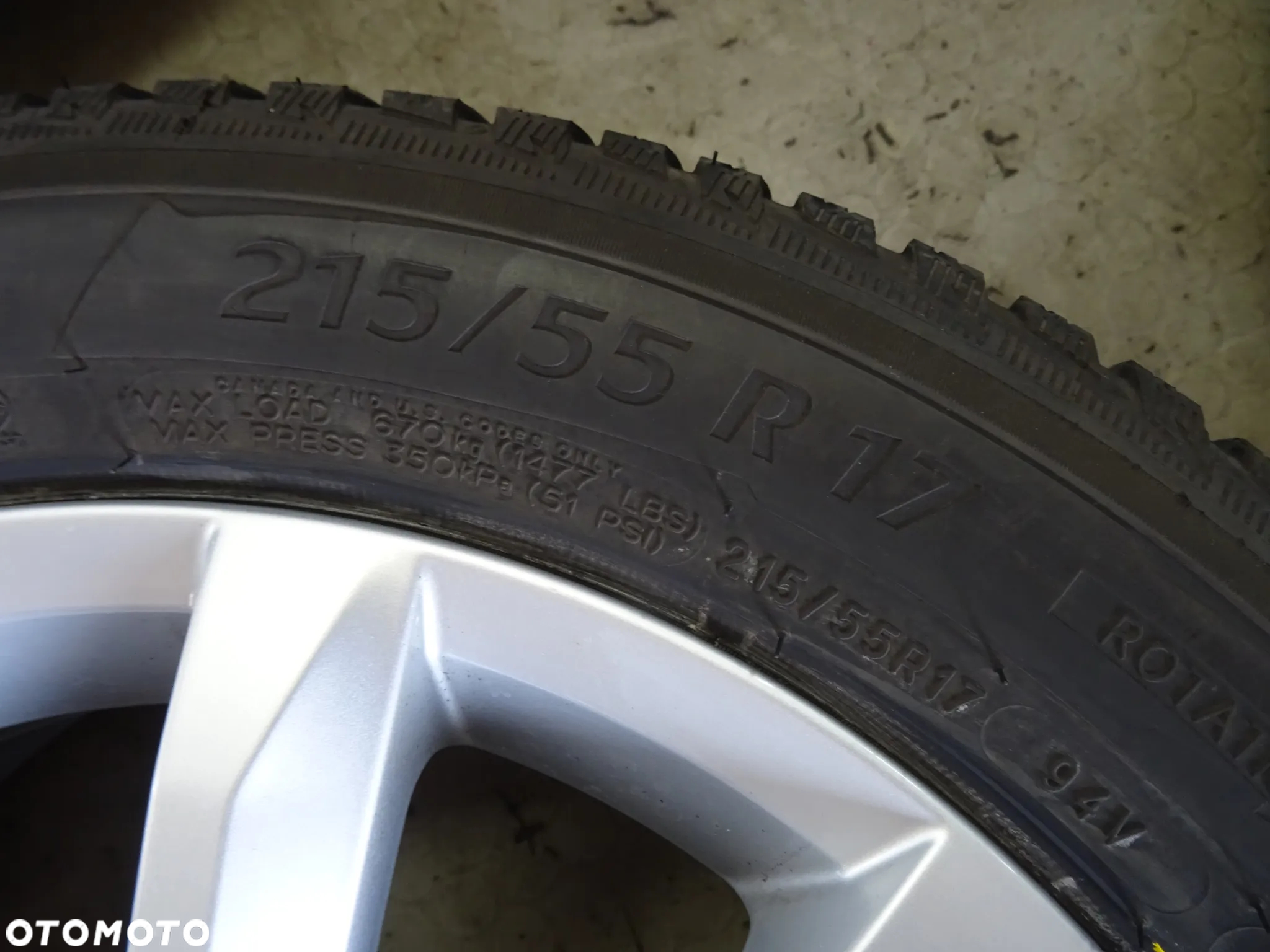 3G0601025C kola felgi 17 opony zima VW Passat B8 czesci - 7