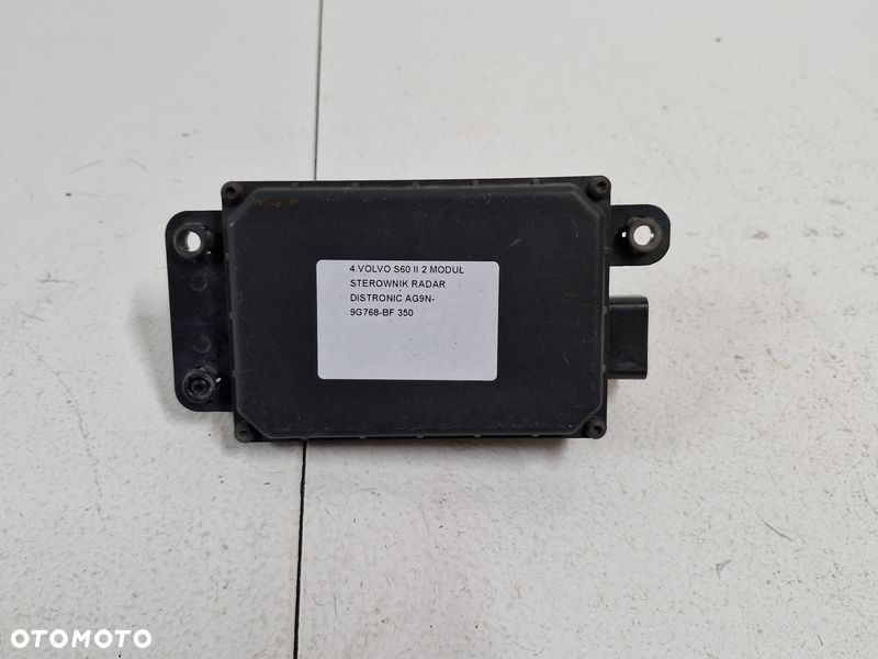 VOLVO S60 2 II MODUŁ RADAR DISTRONIC STEROWNIK AG9N-9G768-BF - 7
