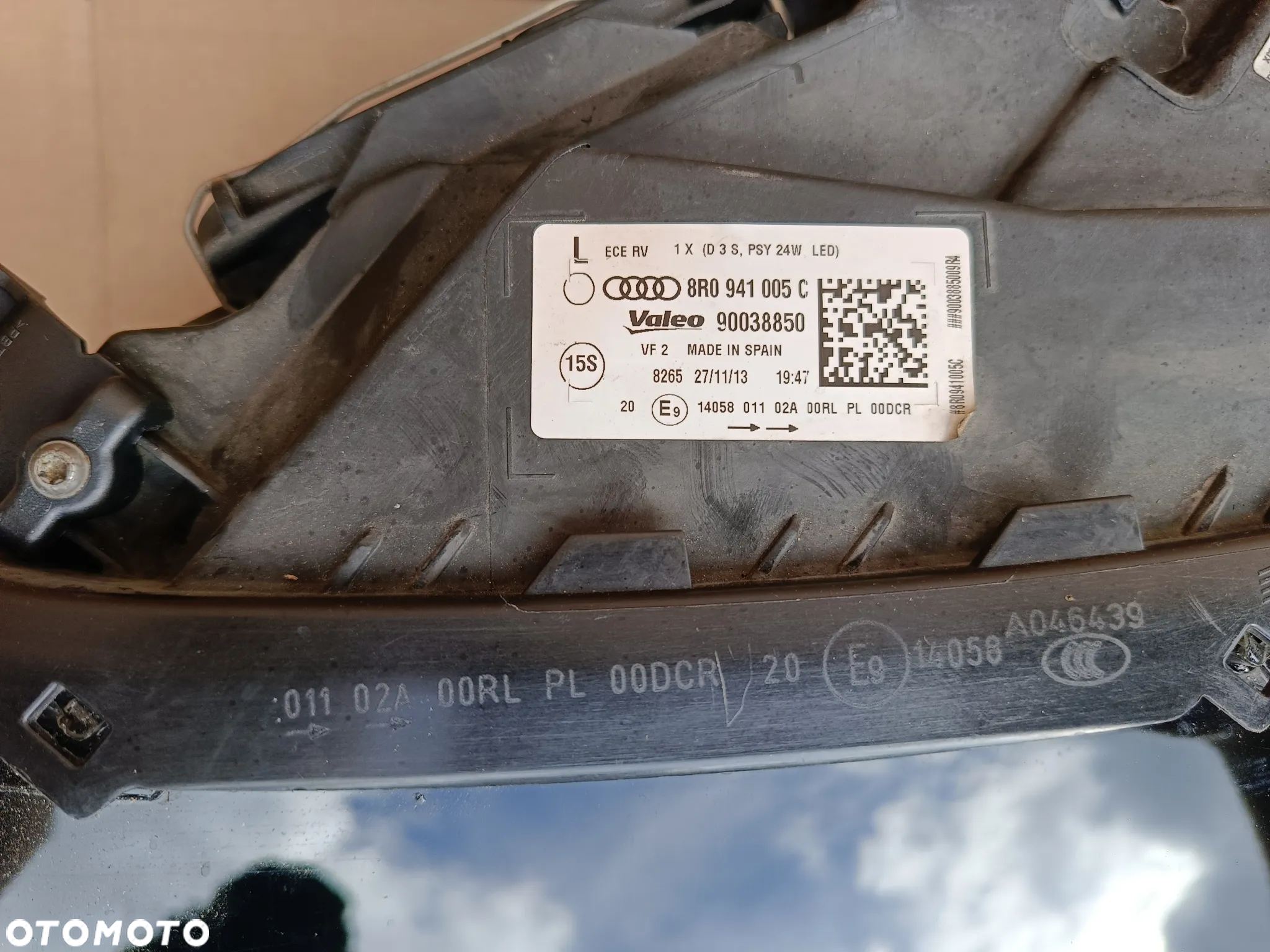 Bi-xenon przedni lewy LED Audi Q5 lift lampa 8R0941005C - 3