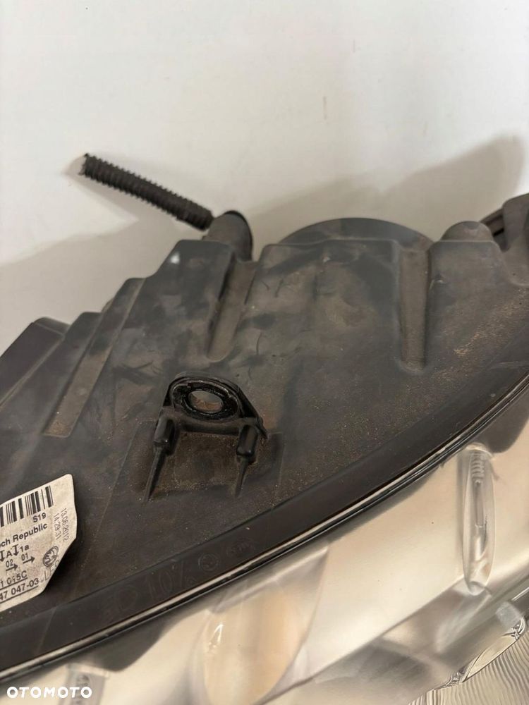 LAMPA LEWA REFLERTOR LEWY SKODA SUPERB 2 II SOCZEWKA ZWYKŁA DEMONTAŻ EU - 3