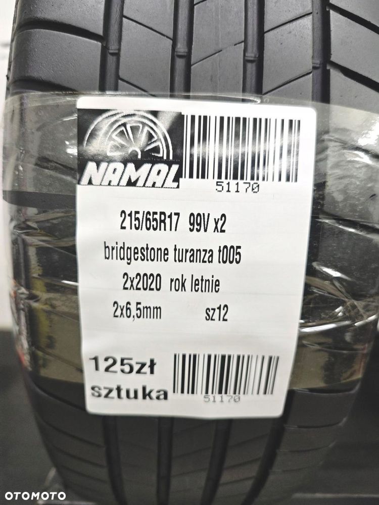 2x 215/65R17 bridgestone 2020 opony letnie 6,5mm 51170 - 9