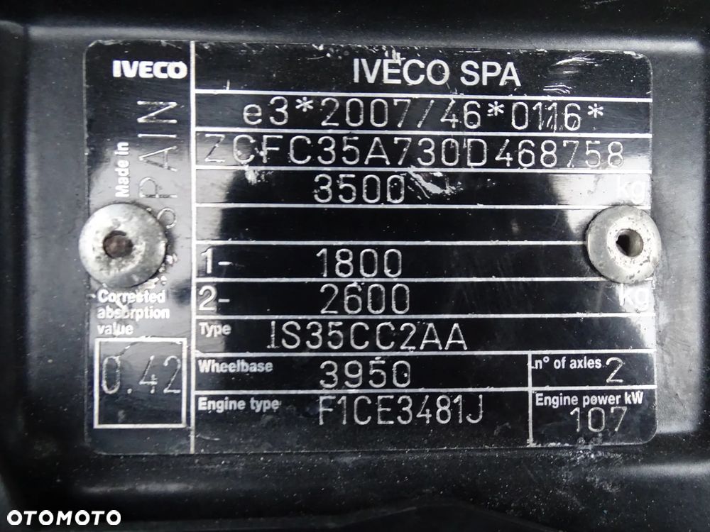 Iveco DAILY 3 ,0 HPI -35C15 - 145 KM, MAXI -JUMBO ,BLIZNIAKI ,KLIMATYZACJA , L4-H2 , PAKA 4,60 M. - 22