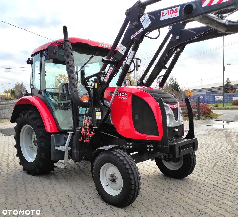 Zetor Proxima 7421 Ładowacz TUR + Łyżka + Krokodyl Krajowy 72 KM - 2