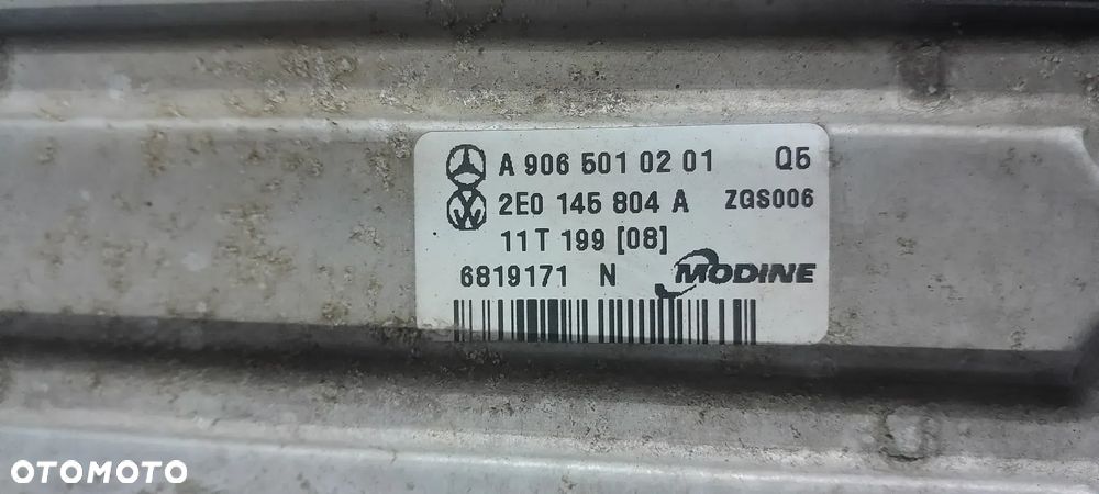 MERCEDES SPRINTER W906 LIFT 2.2 CDI PRZEDNI PAS KOMPLET CHŁODNIC - 9