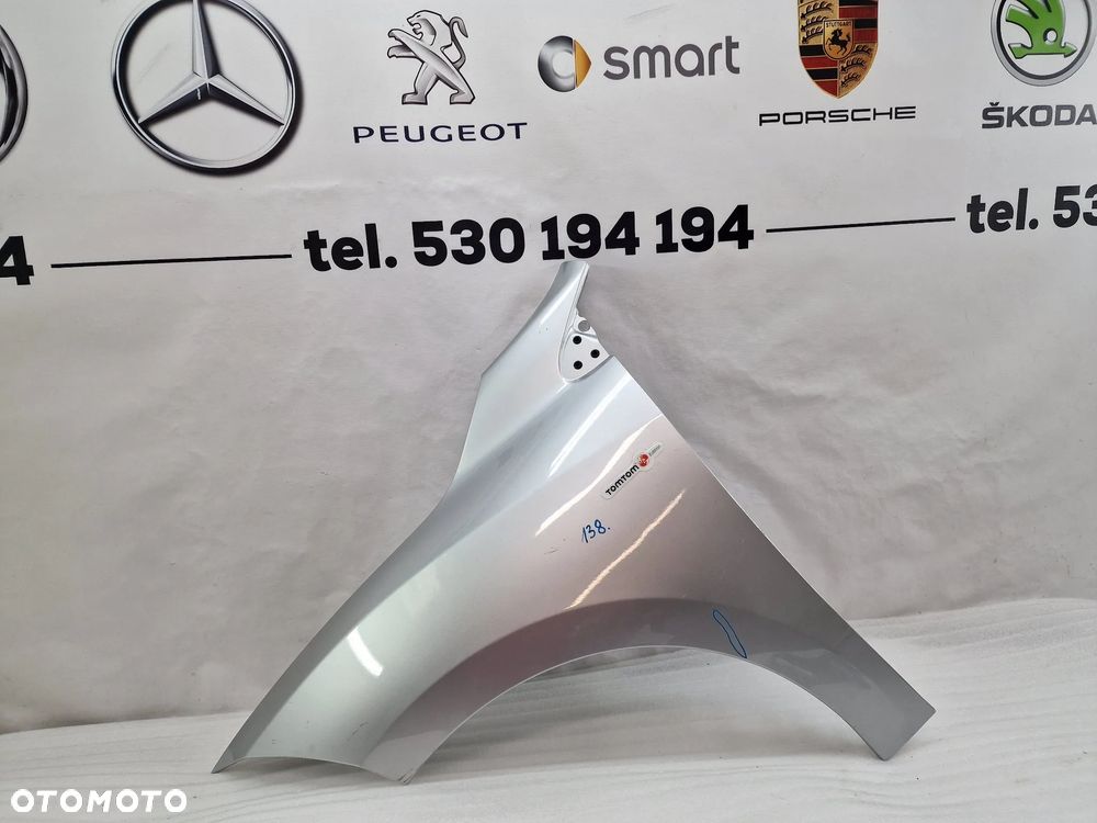 RENAULT MEGANE 3 III LIFT 08-16 LEWY BŁOTNIK PRZEDNI PRZÓD , NR 8200993338 , NR AUKCJI BŁ138 - 1