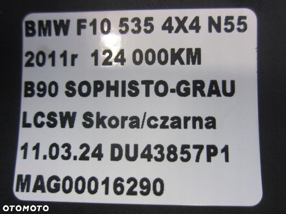 BMW F10 535i N55 F07 F06 FILTR POWIETRZA OBUDOWA FILTRA 7604404 13717604404 - 7