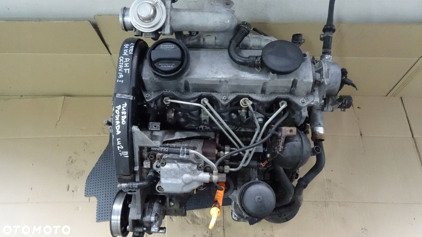 SILNIK VOLKSWAGEN SEAT AUDI 1.9 TDI SILNIK AHF 81KW OCTAVIA I - 12