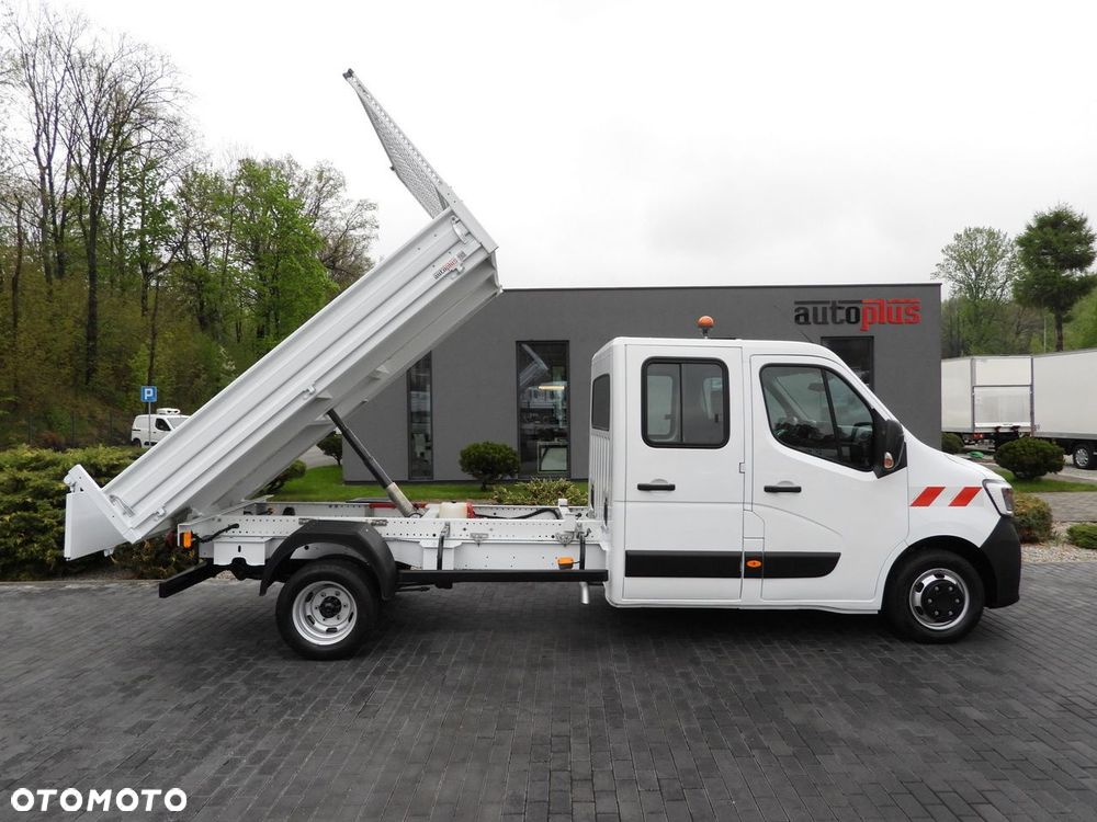 Renault MASTER  WYWROTKA PODWÓJNA KABINA DOKA 6 MIEJSC TEMPOMAT LEDY BLIŹNIACZE KOŁA KLIMATYZACJA  130KM - 8