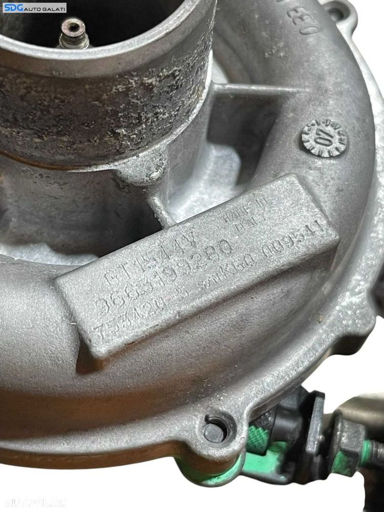 Turbo Turbina Turbosuflanta Peugeot 407 1.6 HDI 9HZ 9HY 80KW 109CP 2004 - 2010 Cod 9663199280 [B3839] - 5