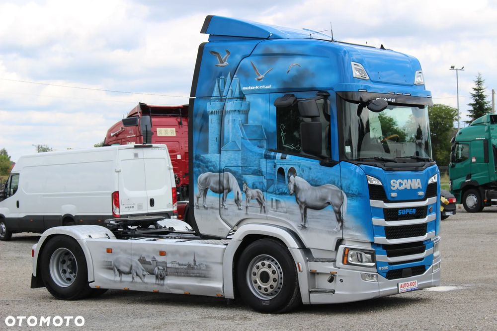 Scania R500 /AEROGRAF /LED /STANDARD/ PRZÓD + TYŁ PODUSZKI /RETARDER /**SERWIS**/ SUPER STAN/ - 2