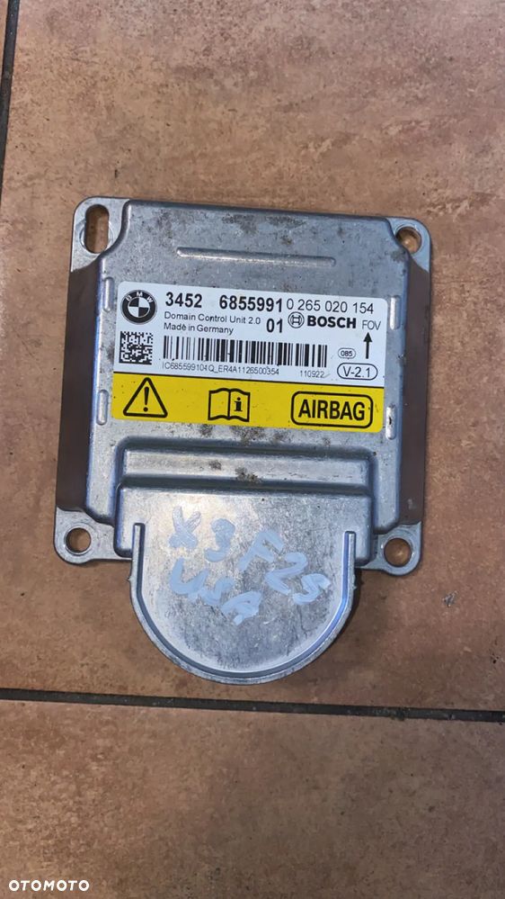 BMW X3 F25 USA MODUŁ STEROWNIK AIRBAG ICM 6855991 - 1