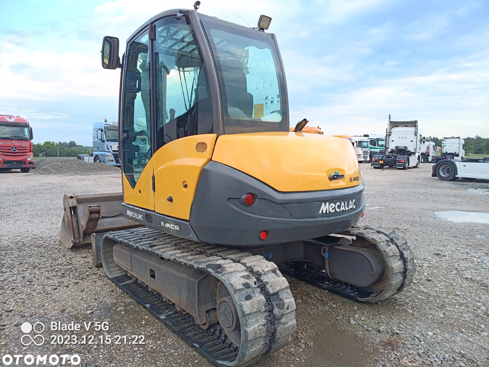 Mecalac 8MCR, 4 łyżki ,Tiltrotator, Sprowadzona - 2