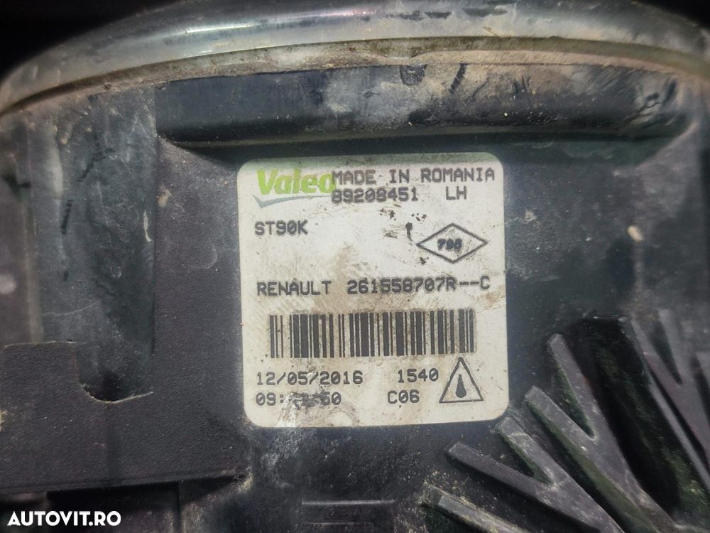 Proiector ceata 261558707R Renault Scenic 4 [2017 - 2020] - 3