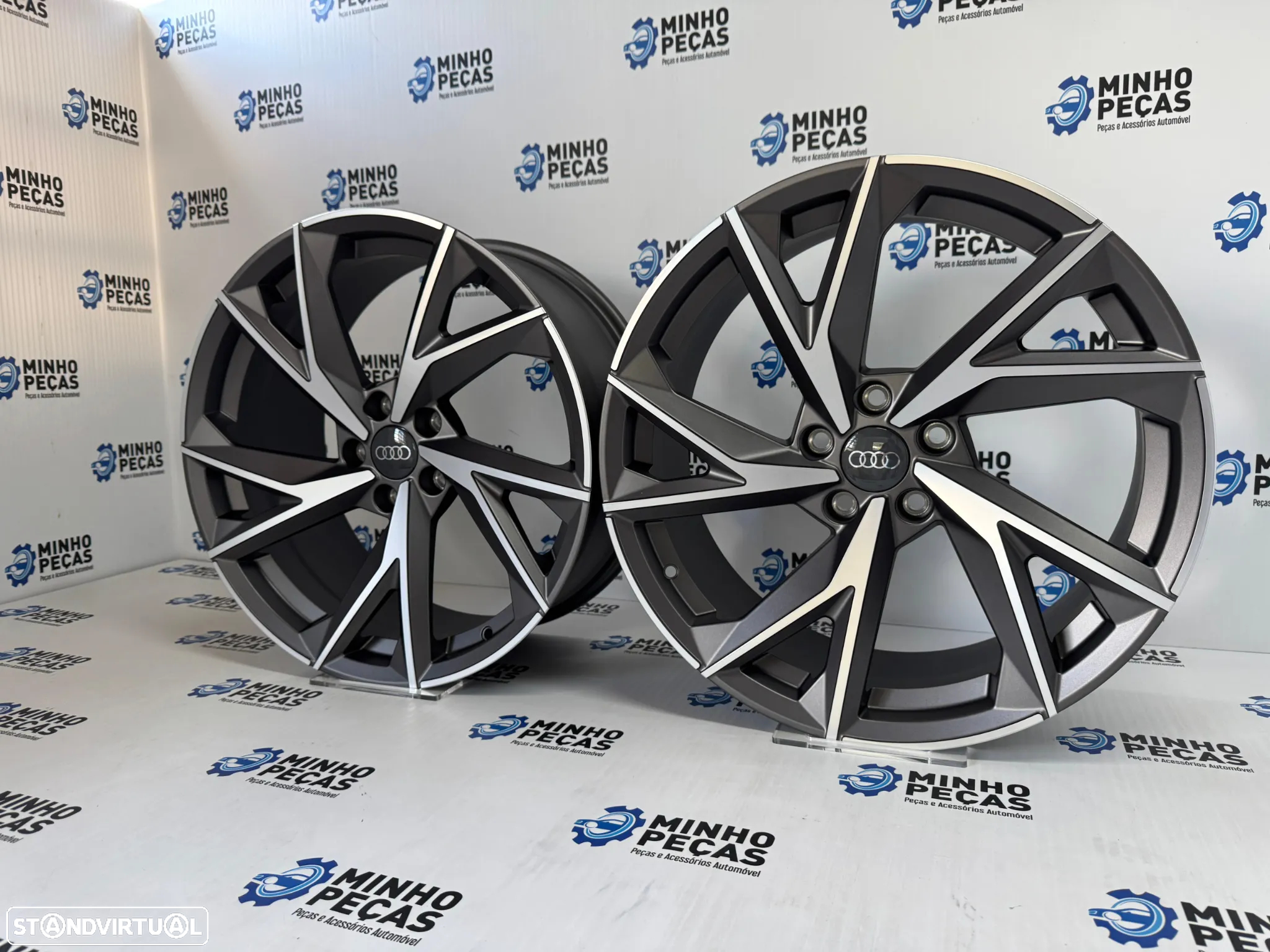 Jantes Look Audi R8 em 19 (5x112) Gunmetal Polish - 2