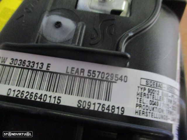 Airbag Banco 557029540 30363313E FIAT GRANDE PUNTO 2009 FD FIAT GRANDE PUNTO 3 2008 1.3JTD 75CV 5P CINZENTO FRT DRT - 3