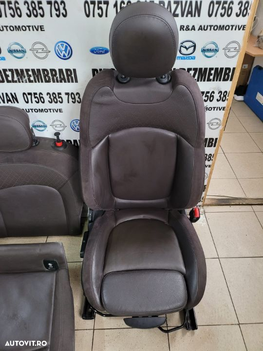Interior Scaune Tapiterie Mini Cooper S One S F54 F55 F56 F57 Model 2 Usi Rabatabile Piele Alcantar - 5
