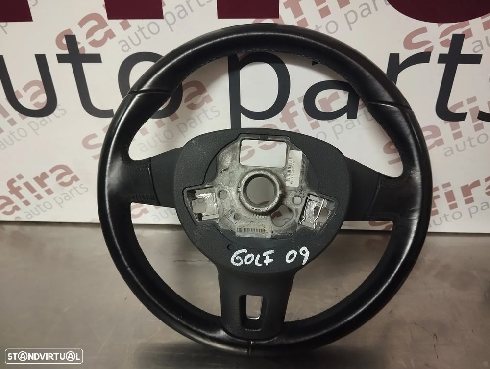 VOLANTE EM PELE MULTIFUNÇÕES VOLKSWAGEN GOLF VI / PASSAT B7 - 5