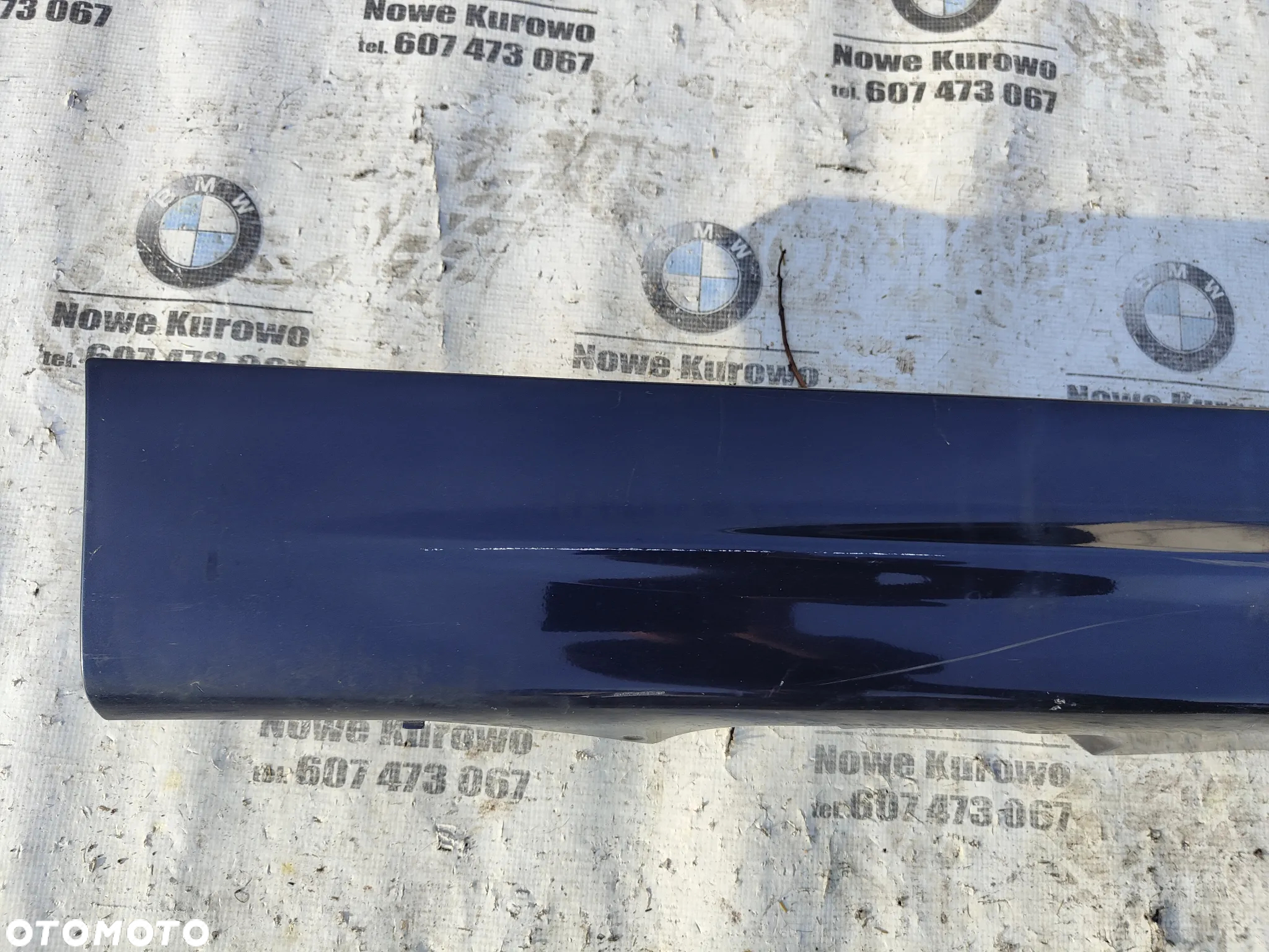 BMW E46 Sedan Kombi przed liftingiem Listwa progowa Orientblau Prawa - 2