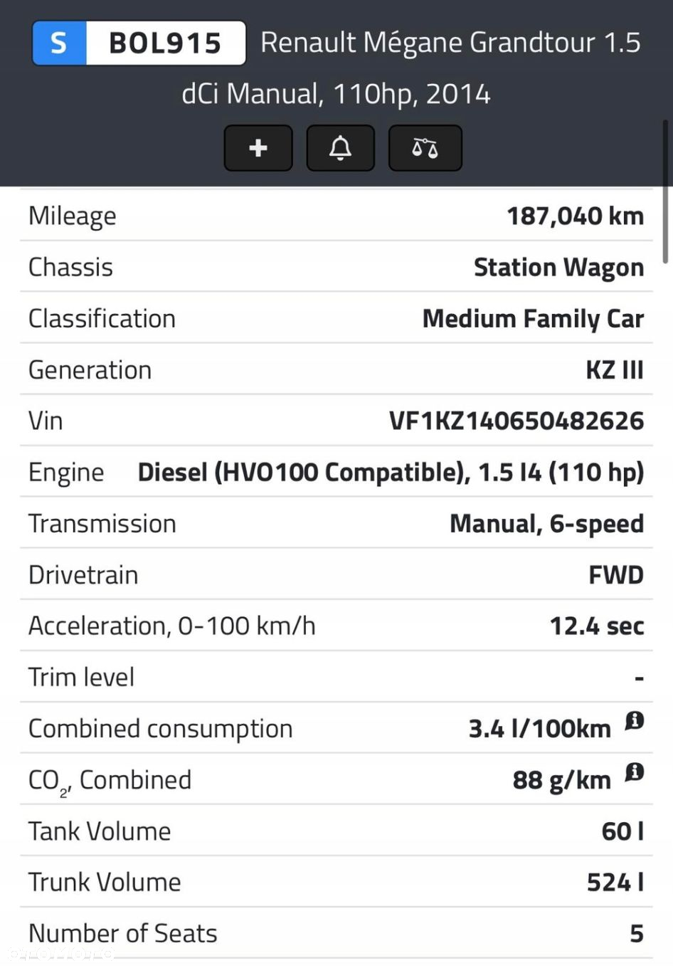 SILNIK KOMPL Renault Kangoo II 1.5 DCI 110KM udokumentowane 187tyś K9K636 - 3
