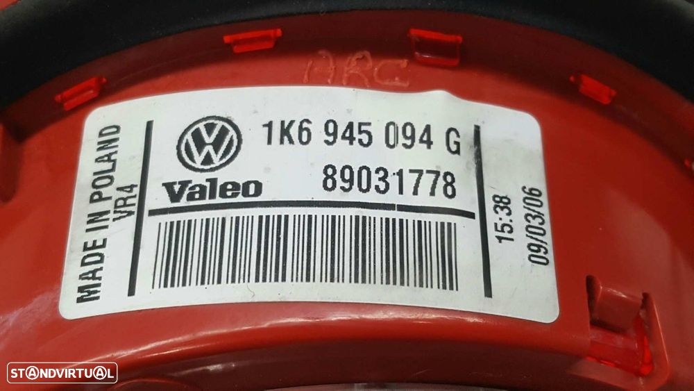 FAROLIM TRASEIRO DIREITO INTERIOR VOLKSWAGEN GOLF V BERLINA (1K1) HIGHLINE - 2