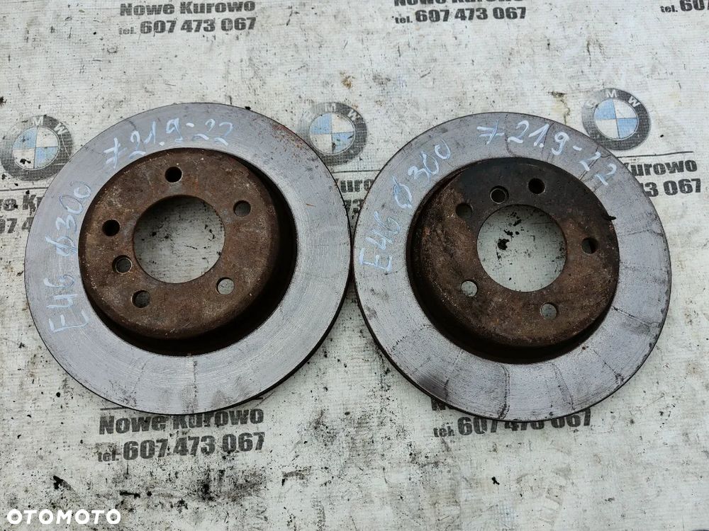 BMW E46 Tarcza hamulcowa przód przednia - 1