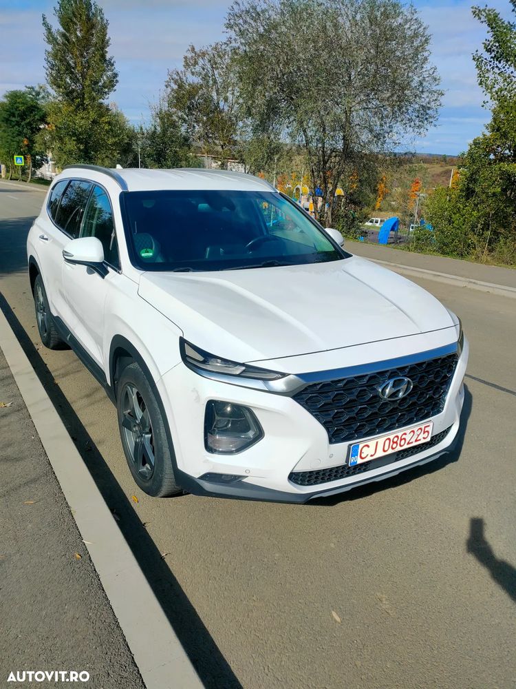 Hyundai Santa Fe blue 2.2 CRDI 4WD Automatik Style - 9